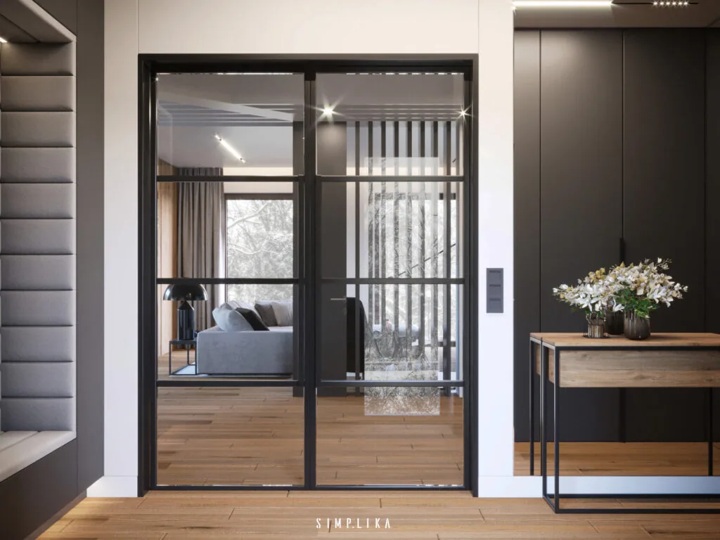 Projekt wnętrza: Dom w Józefowie, architekt wnętrz Wawer