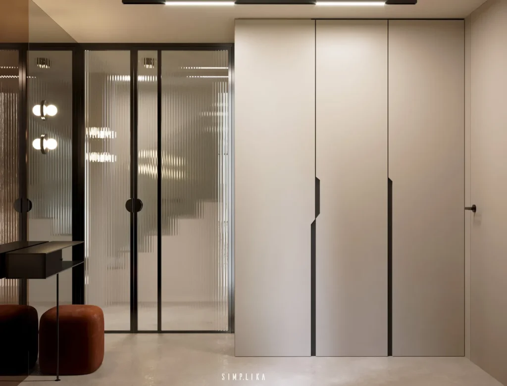 Projekt wnętrza: Dom prywatny w Głoskowie, architekt wnętrz Piaseczno