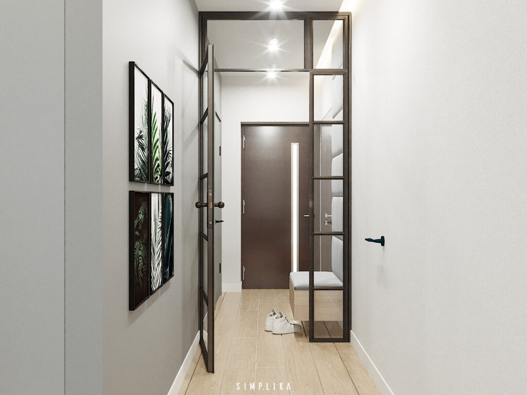 Projekt wnętrza: 61 metrów na Wawrze, architekt wnętrz Wawer