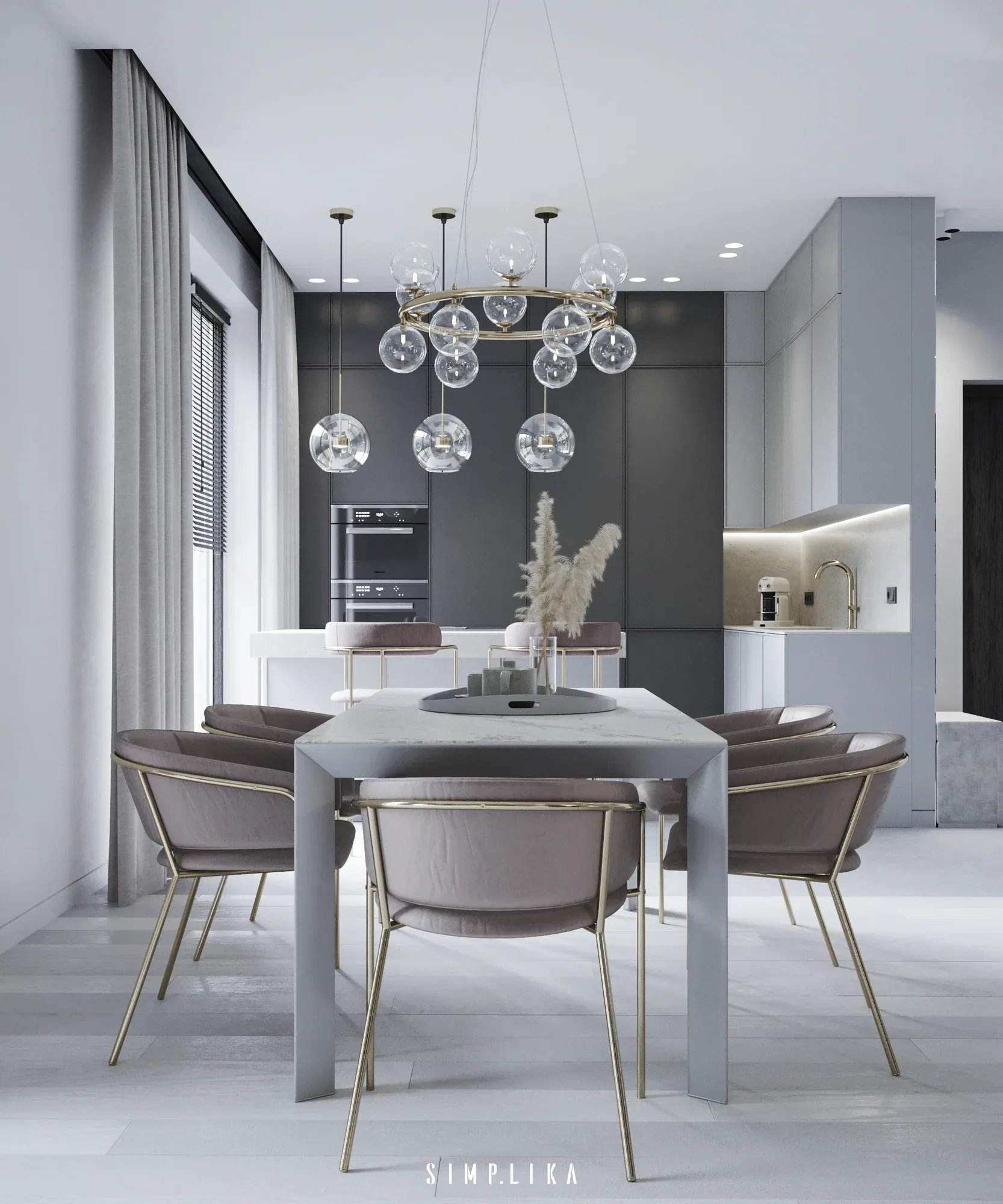 Projekt wnętrza: Rezydencja na Wilanowie, architekt wnętrz Wilanów