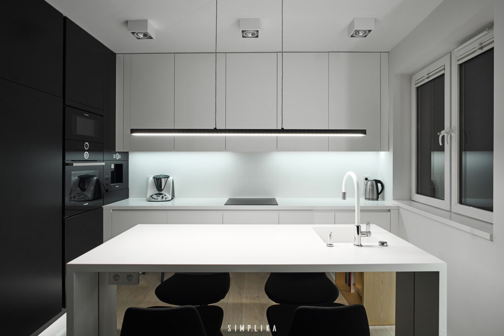 Projekt wnętrza: 92 metry na Kabatach, architekt wnętrz Ursynów