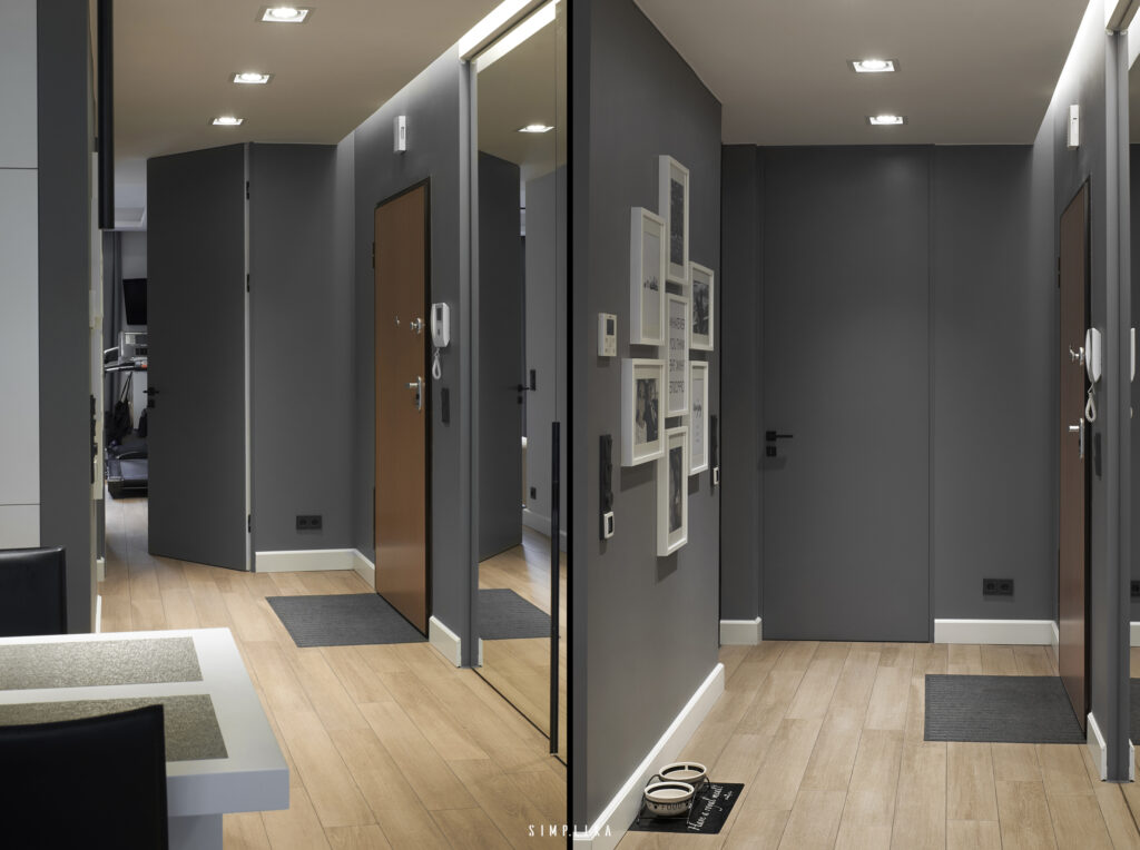 Projekt wnętrza: Apartament Mokotów, architekt wnętrz Mokotów